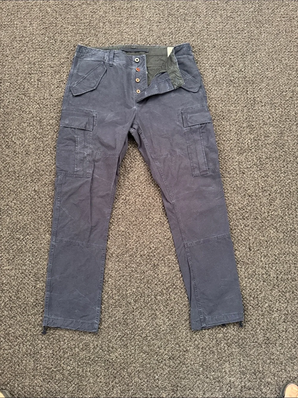 Polo by Ralph Lauren Men's Slate Blue Cargo Pants